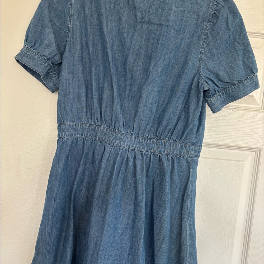 Madewell Blue Denim Button-Down Dress sz 4 - Picture 2 of 3